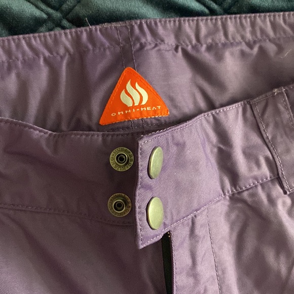 Medium women’s Columbia purple ski pants used once - Picture 5 of 7